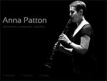 Tablet Screenshot of annapatton.com